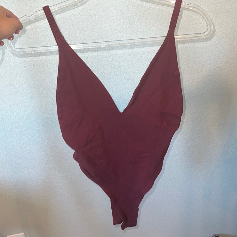 Deep V, Backless Bodysuit